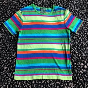 Lauren Ralph Lauren multicolored striped t-shirt S